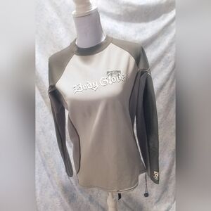 'Body Glove' Women's Long-Sleeve Lycra Rash Guard (GRAY)